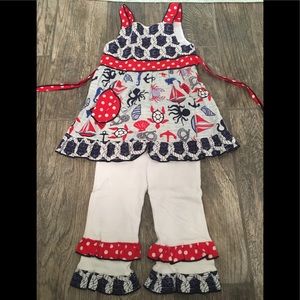 Dress with matching capris